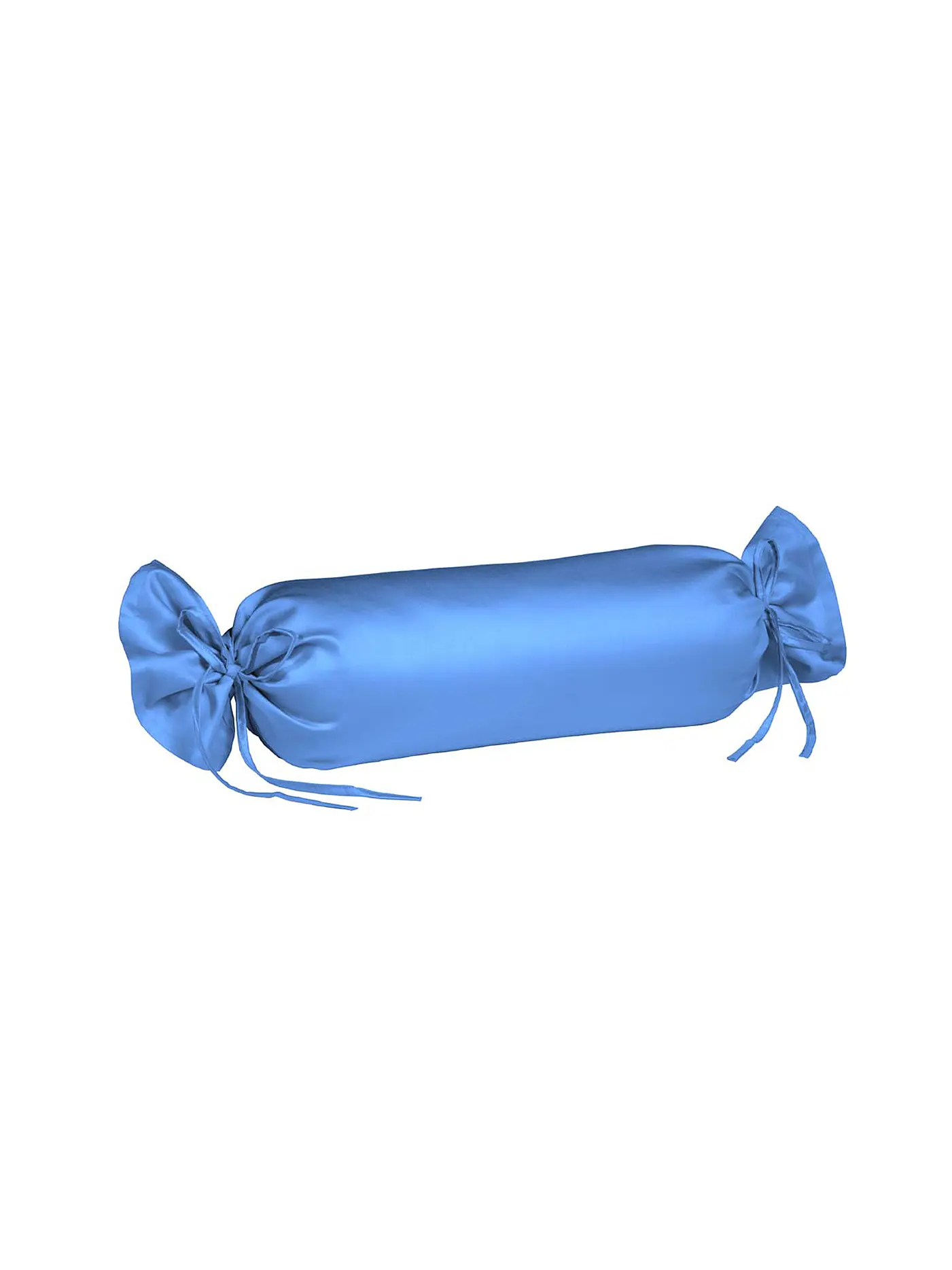 FLEURESSE | Satin Nackenrollenbezug Royal Uni 15x40cm Flieder | hellblau